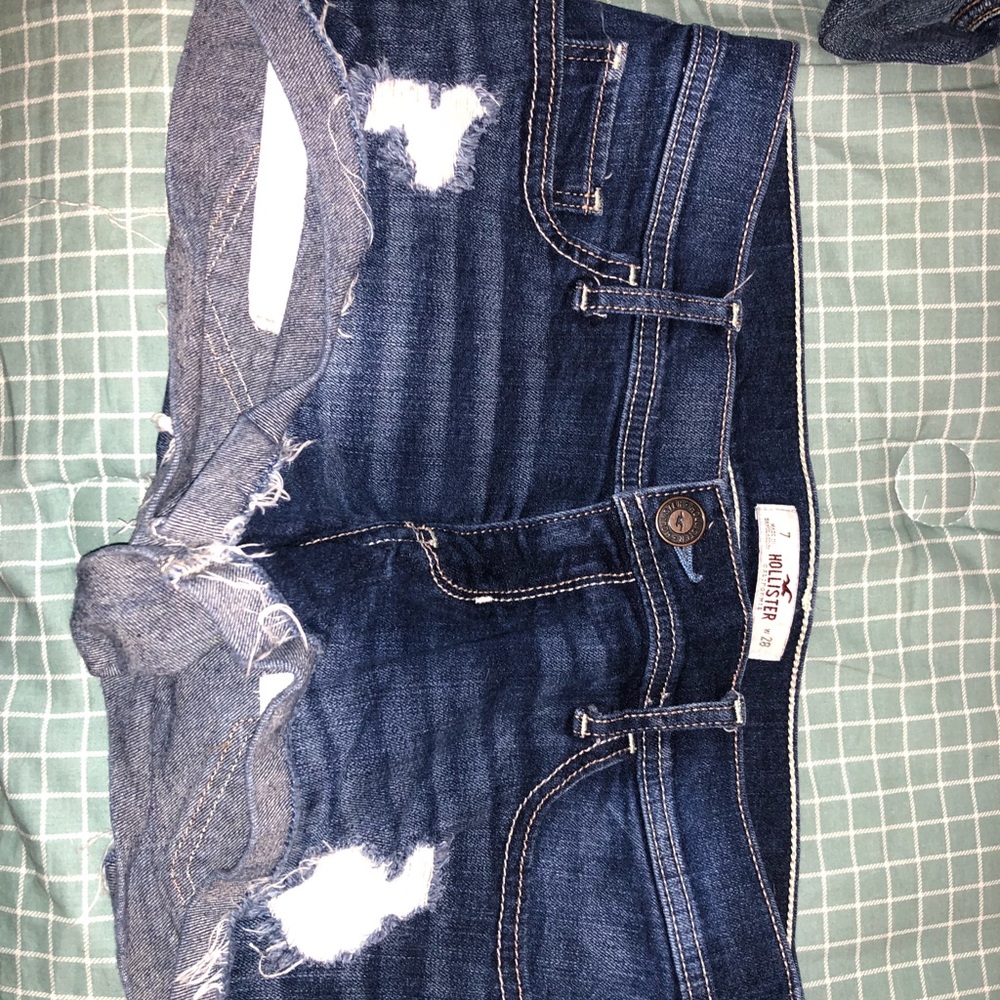 Hollister jean shorts